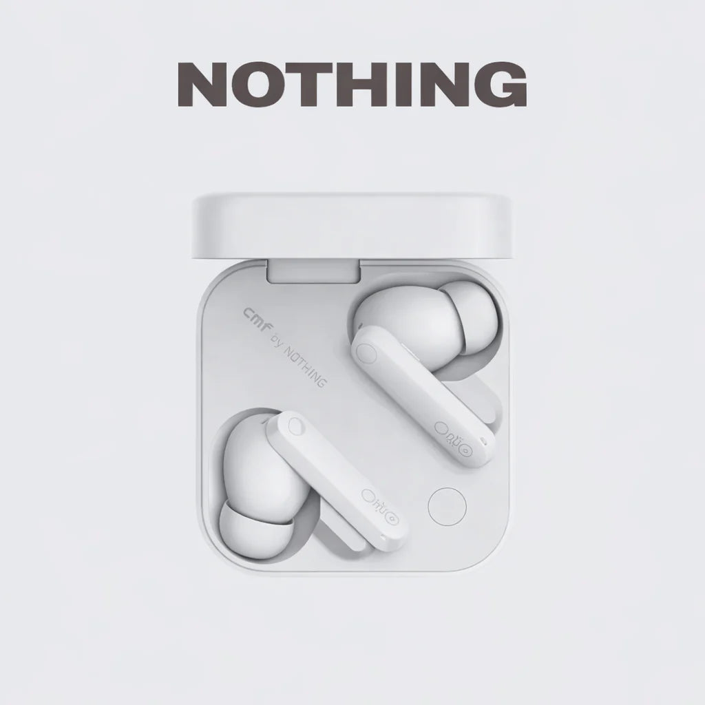 CMF By Nothing Buds 2 Plus, 39 Hours Playtime (White)