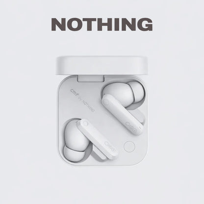 CMF By Nothing Buds 2 Plus, 39 Hours Playtime (White)